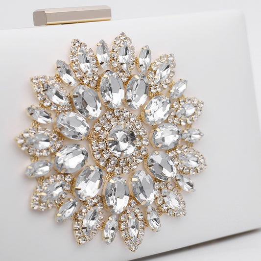 Celine Diamond Detail Evening Clutch