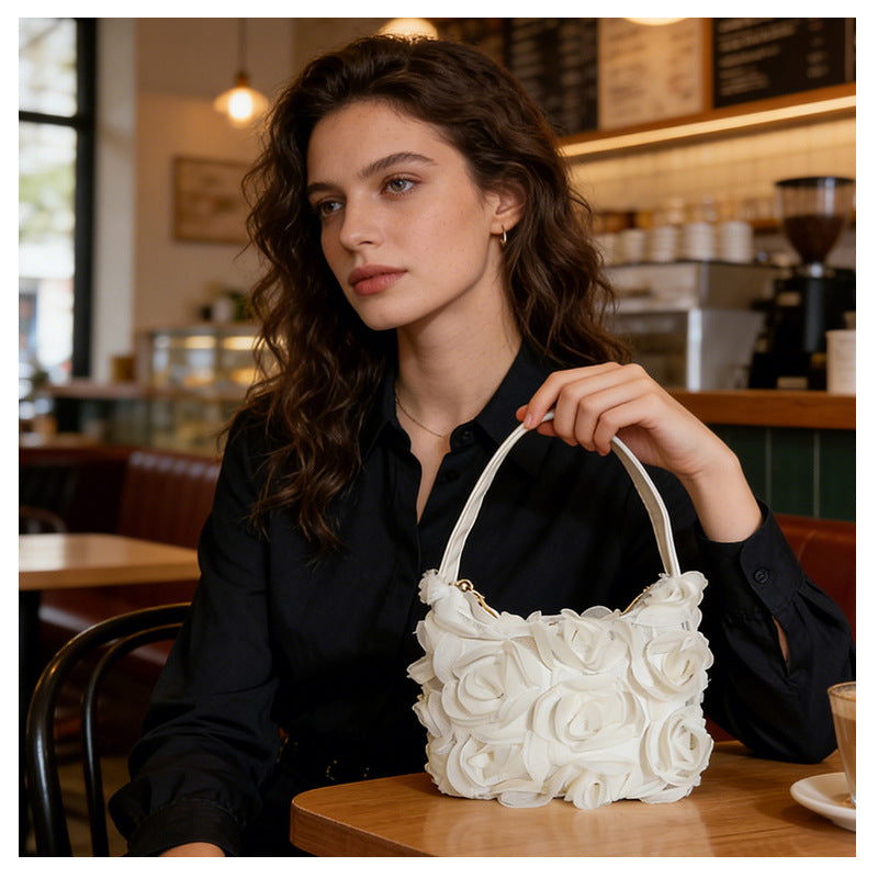 Aya Rose Lace Bag