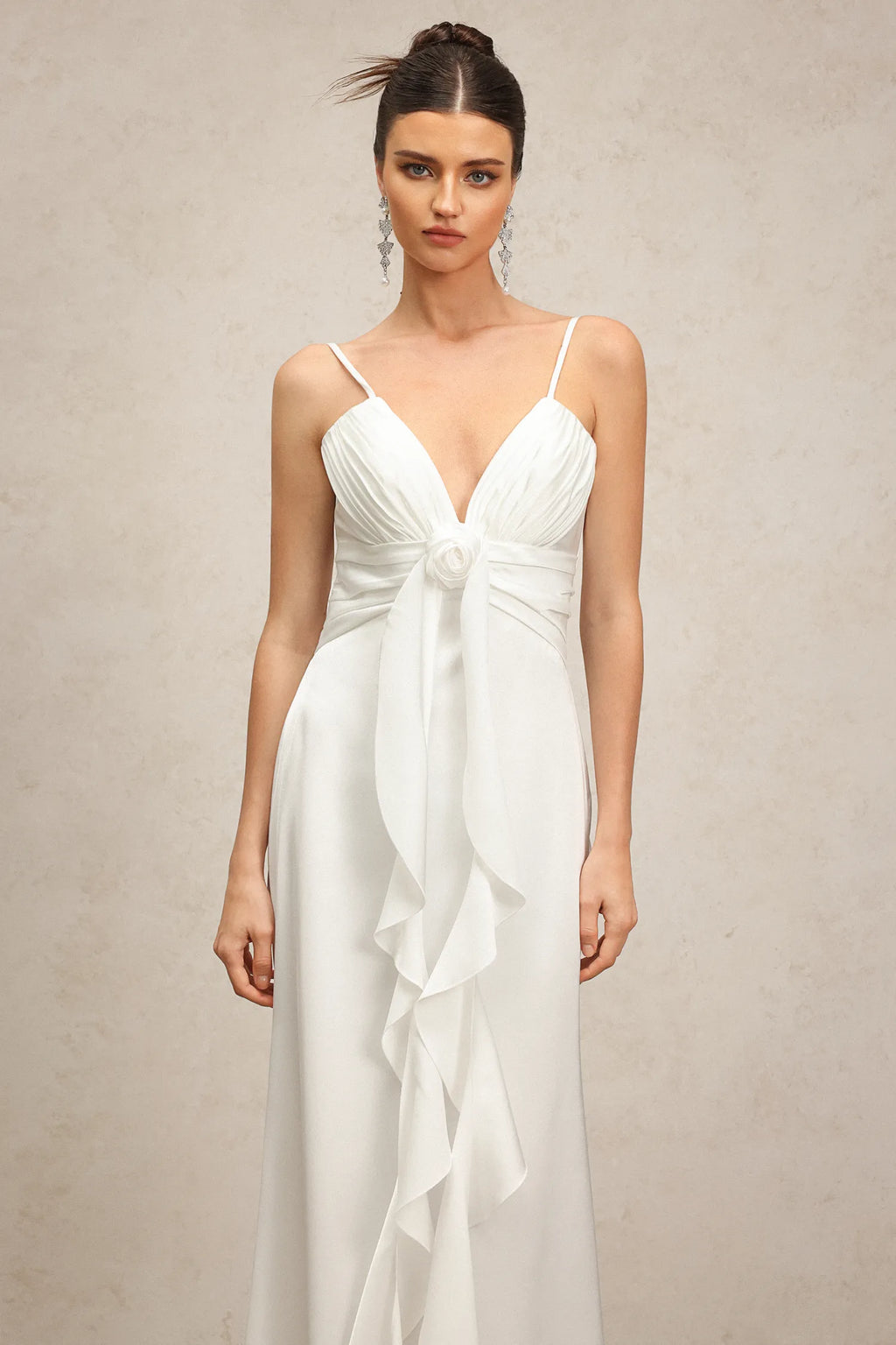 Yvonne V Neck Flower Maxi Dress