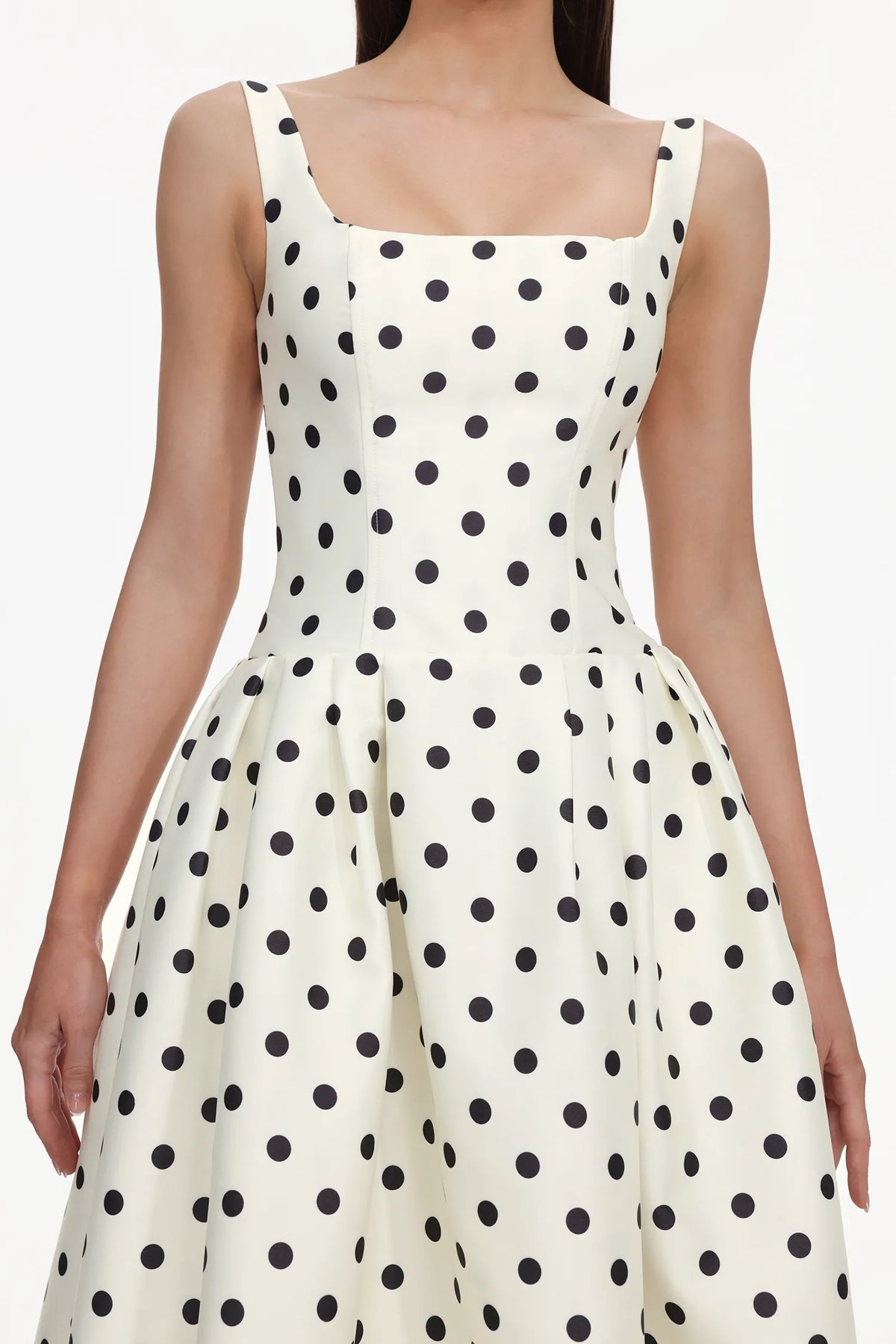 Zada Polka Dot Flare Dress