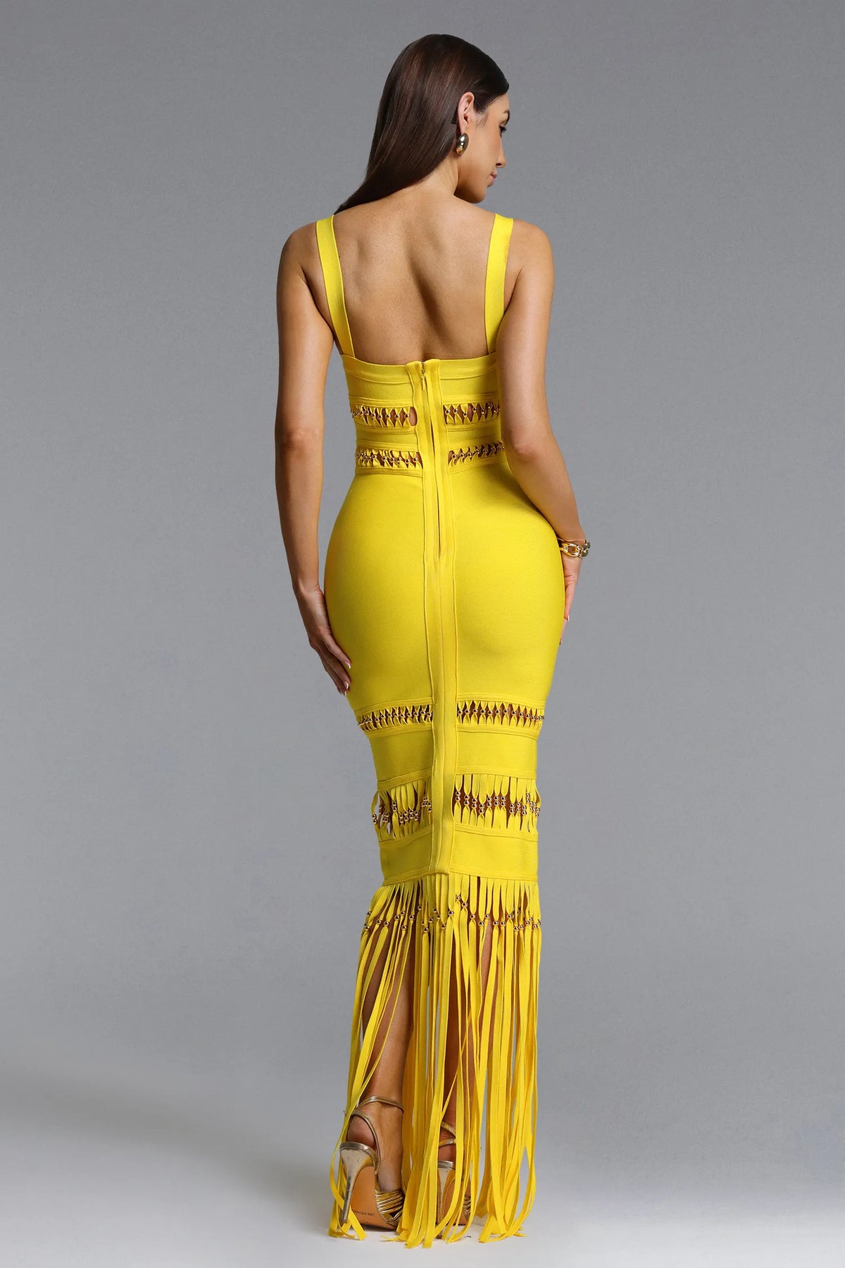 Shanley Beaded Fringe Dress