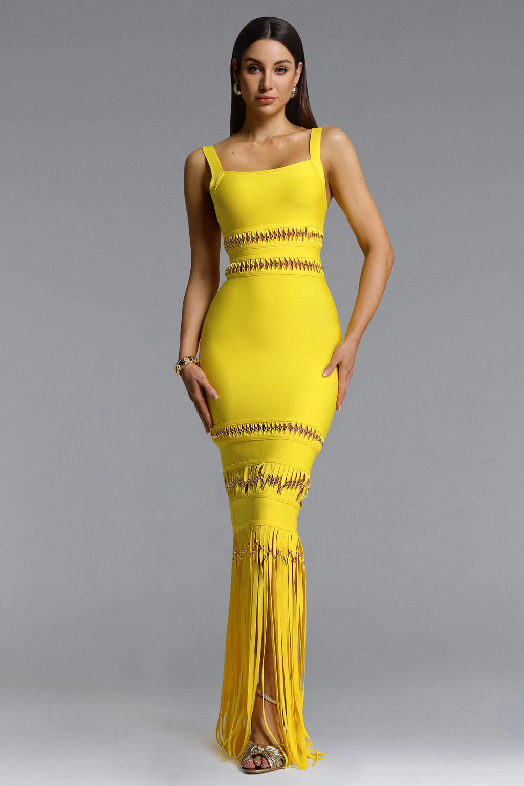 Shanley Beaded Fringe Dress