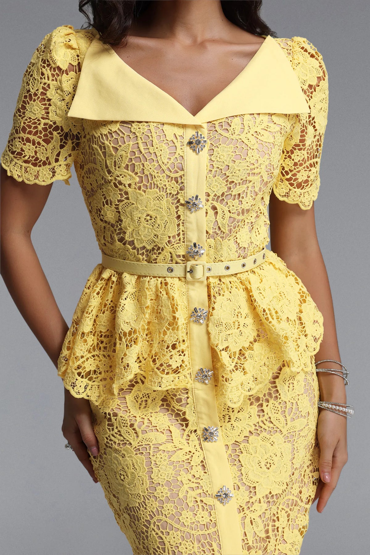 Quinn Short Sleeve Lace Dress