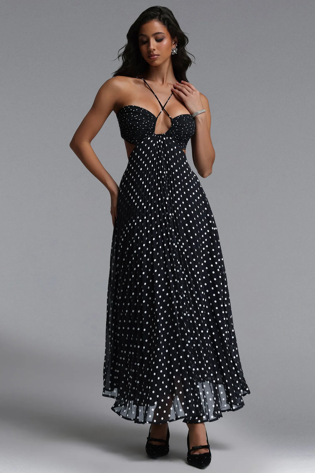 Loka Polka Dot Maxi Dress