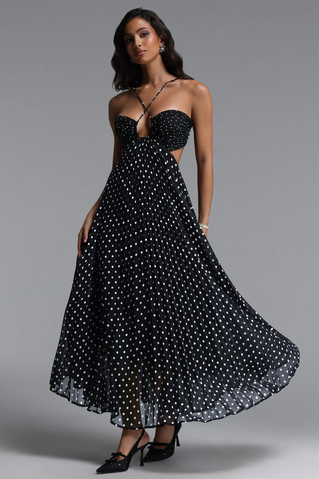 Loka Polka Dot Maxi Dress
