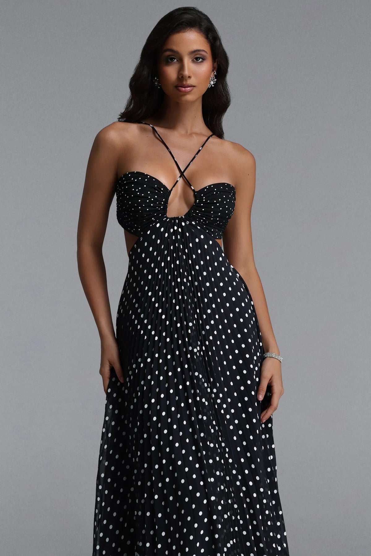 Loka Polka Dot Maxi Dress