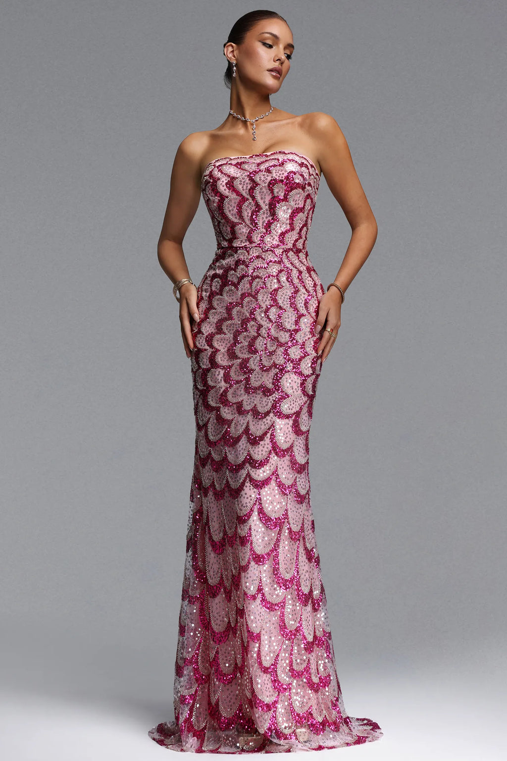 Facia Sequin Dress