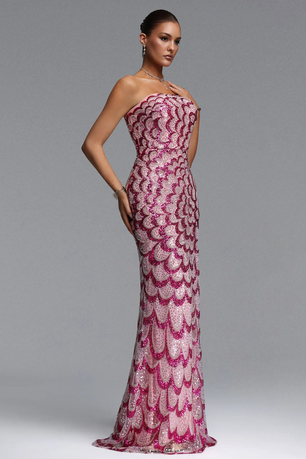 Facia Sequin Dress