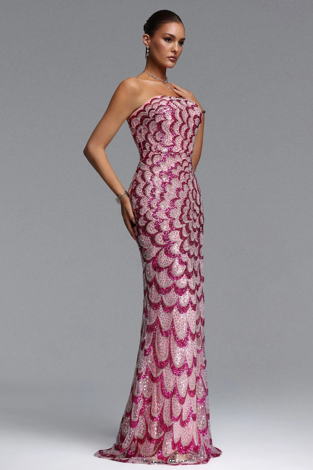 Facia Sequin Dress