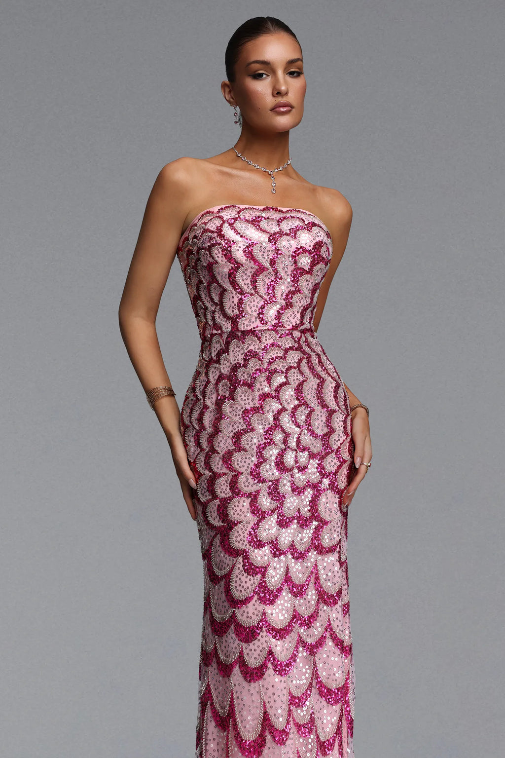 Facia Sequin Dress