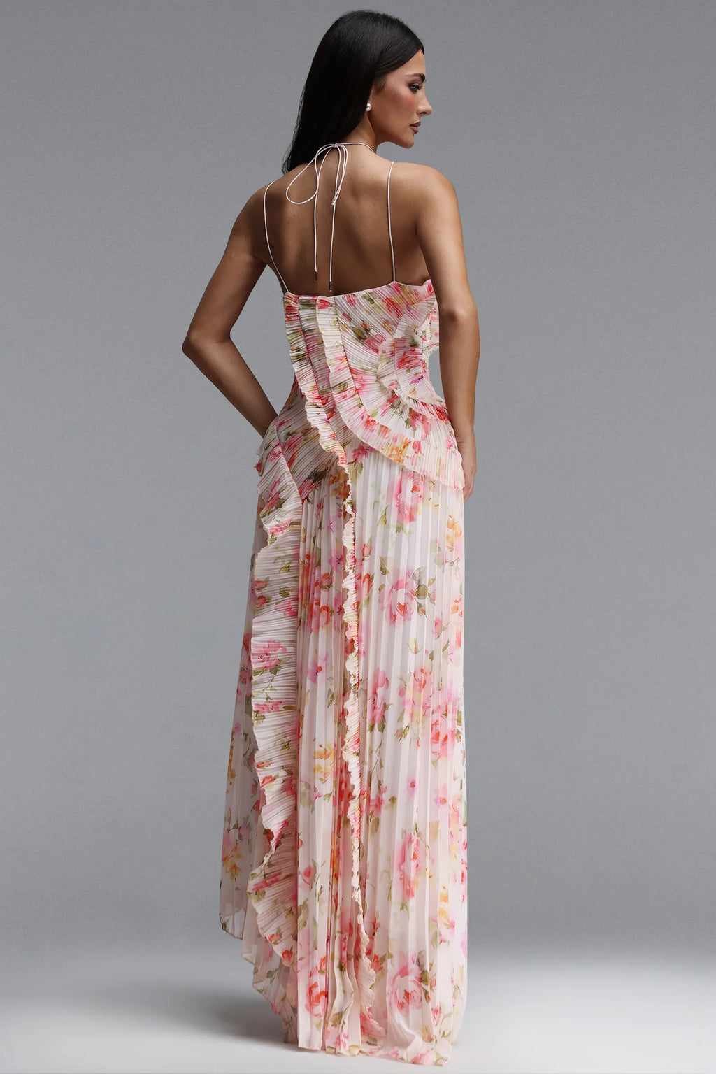 Elleri Ruffle Maxi Dress
