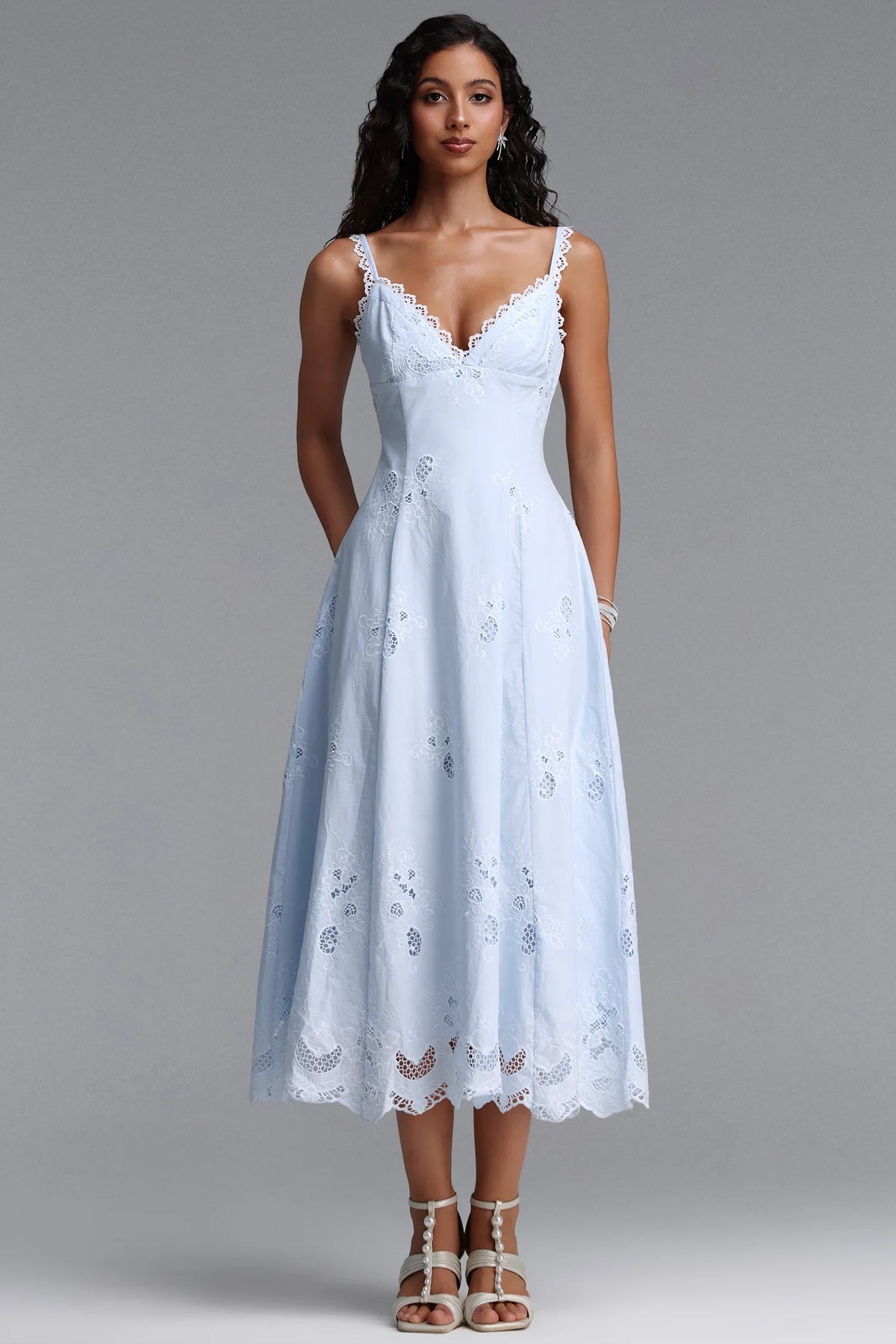 Tatiana Cotton Broderie Dress