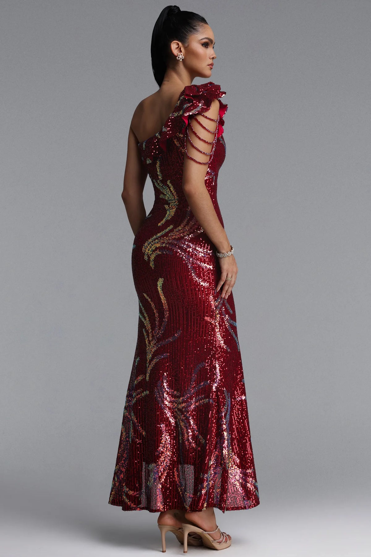 Rami One Shoulder Sequin Dress