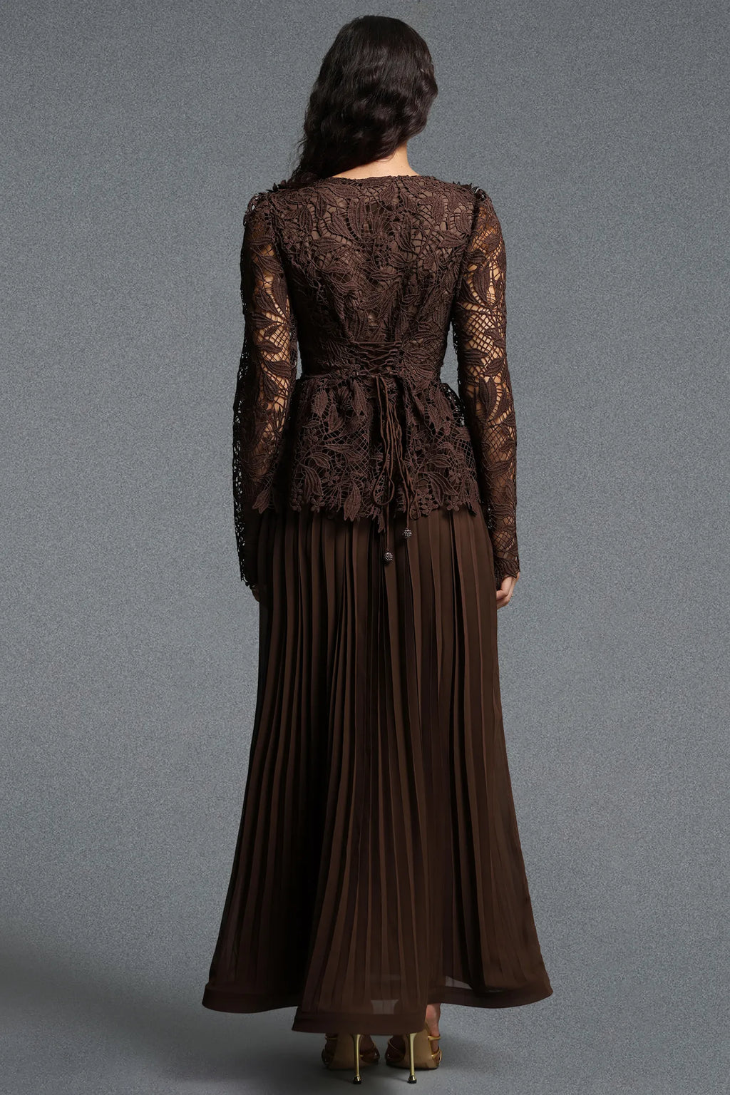 Lucica Floral Lace Skirt Set