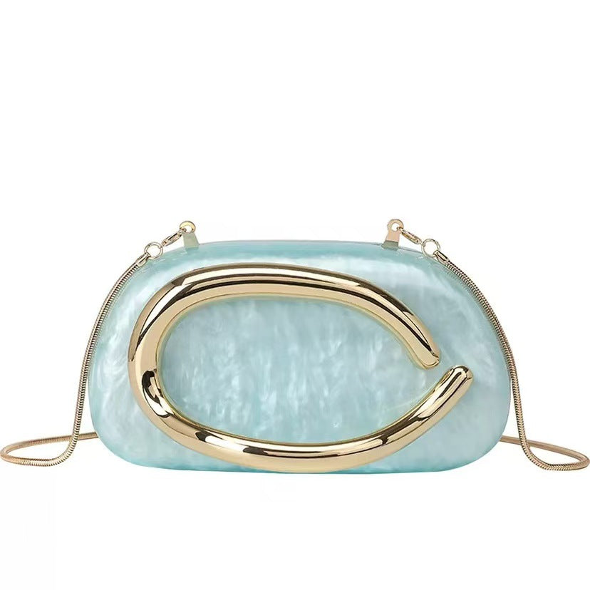 Thea Oval Evening Clutch