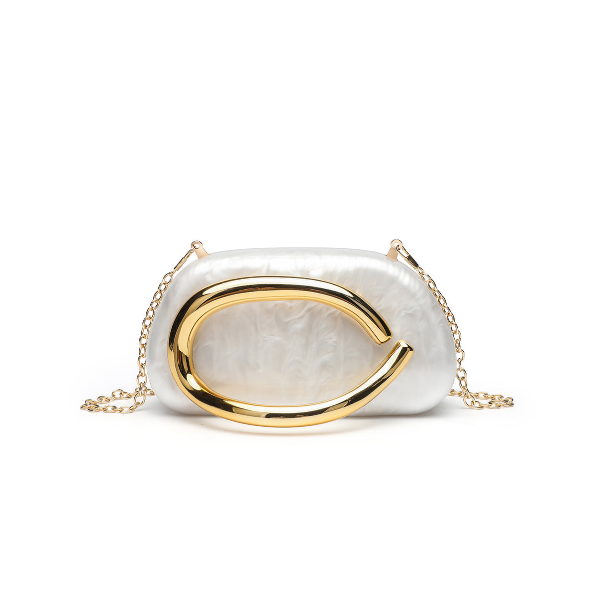 Thea Oval Evening Clutch