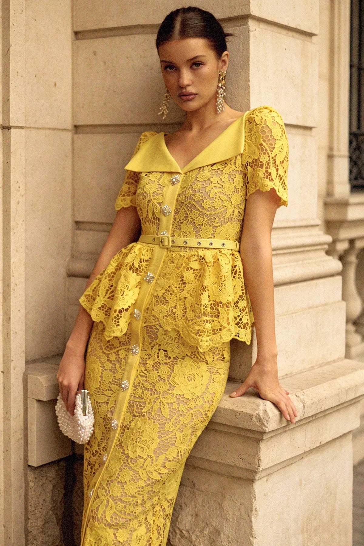 Quinn Short Sleeve Lace Dress
