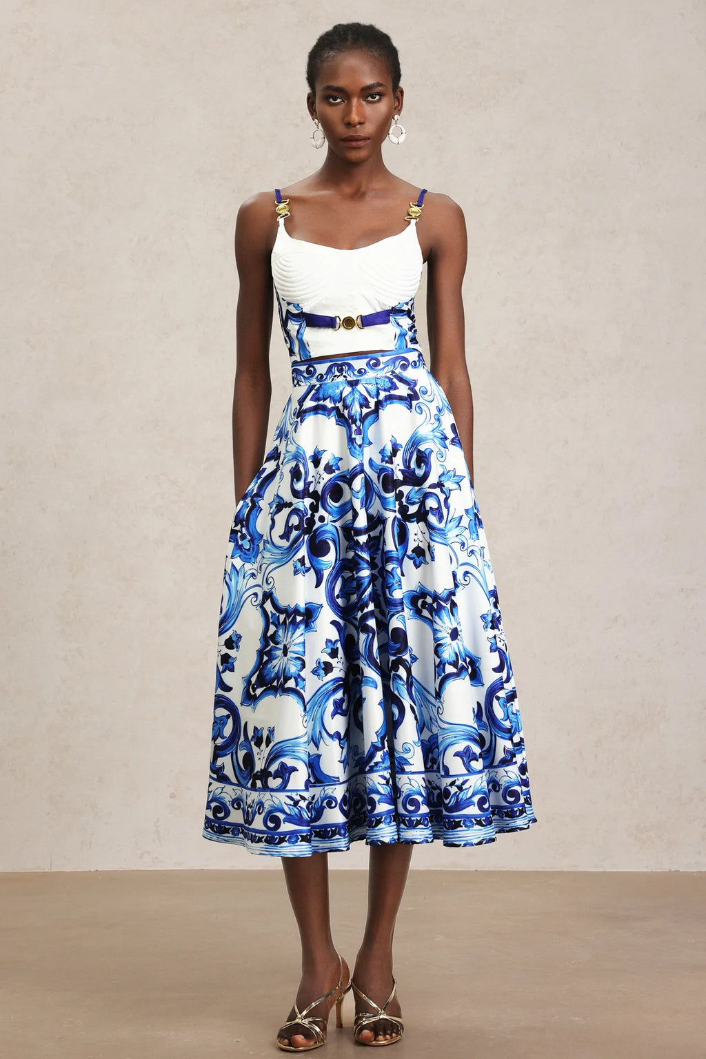 Kaona Halter Floral 2 Piece Set