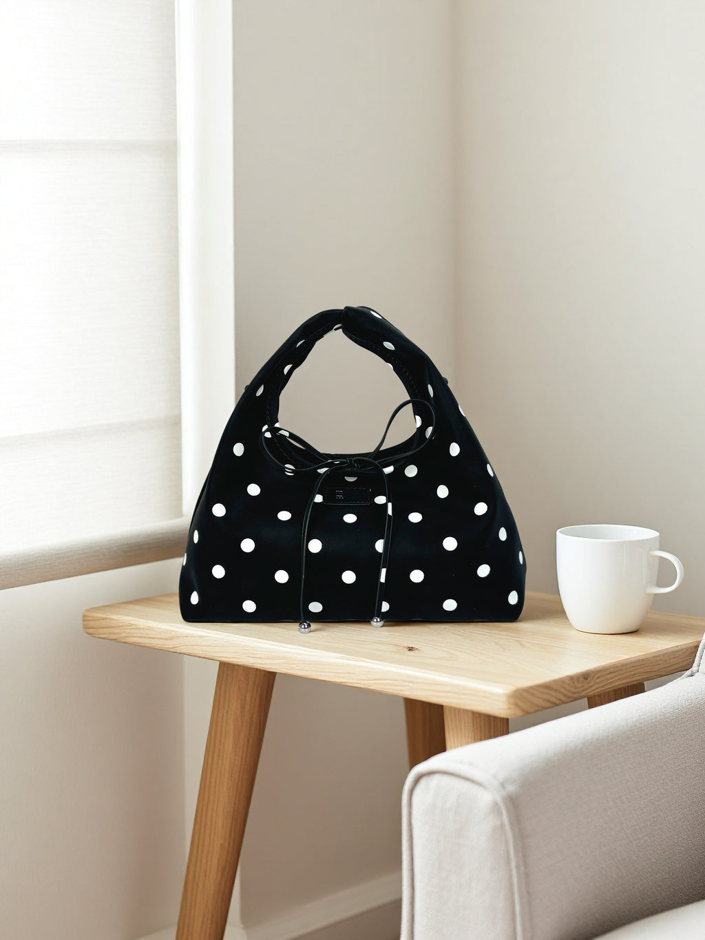 Auri Polka Dot Shoulder Bag