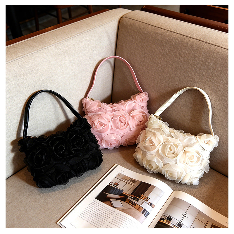 Aya Rose Lace Bag