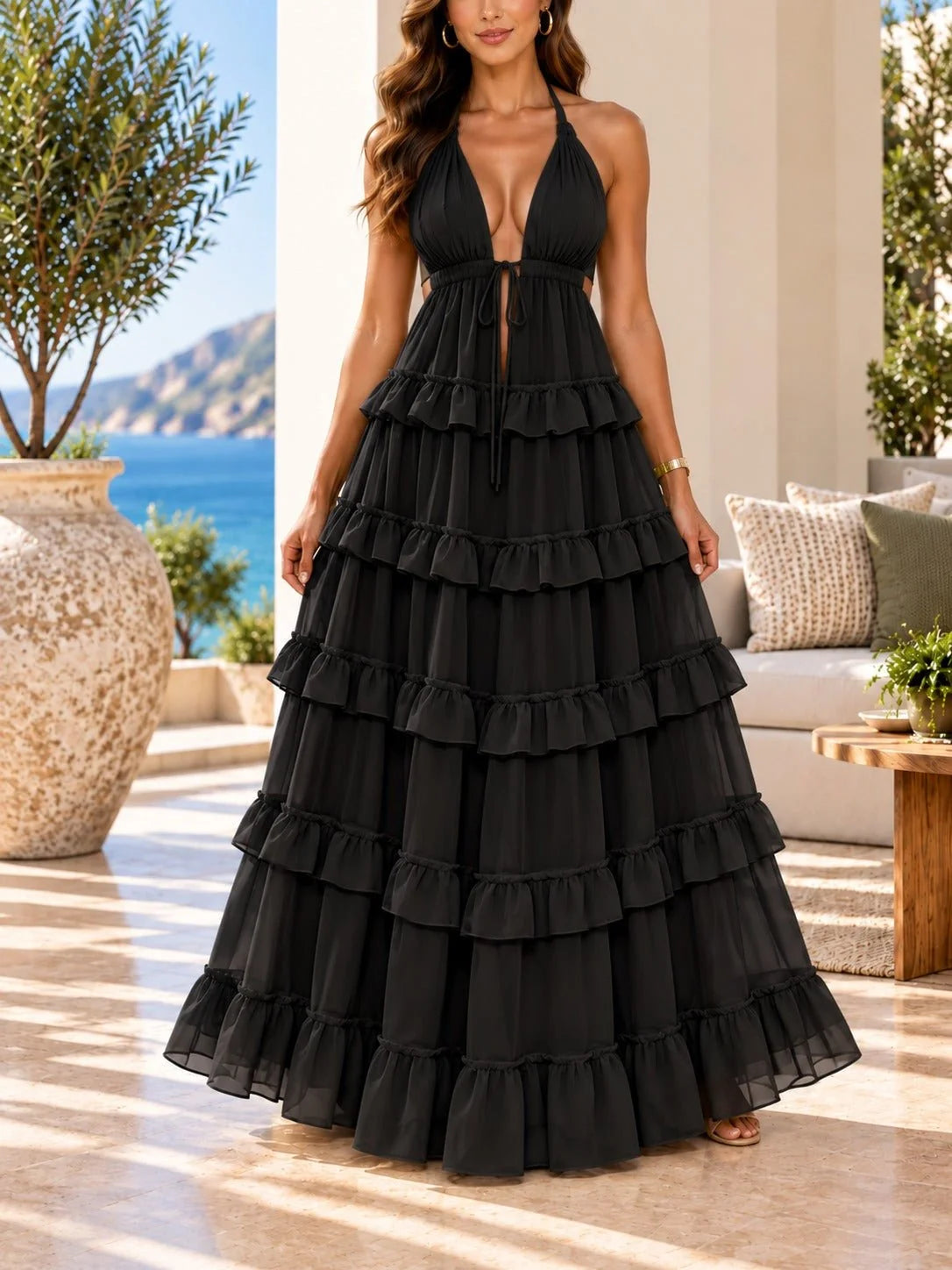 June Layered Maxi Dress