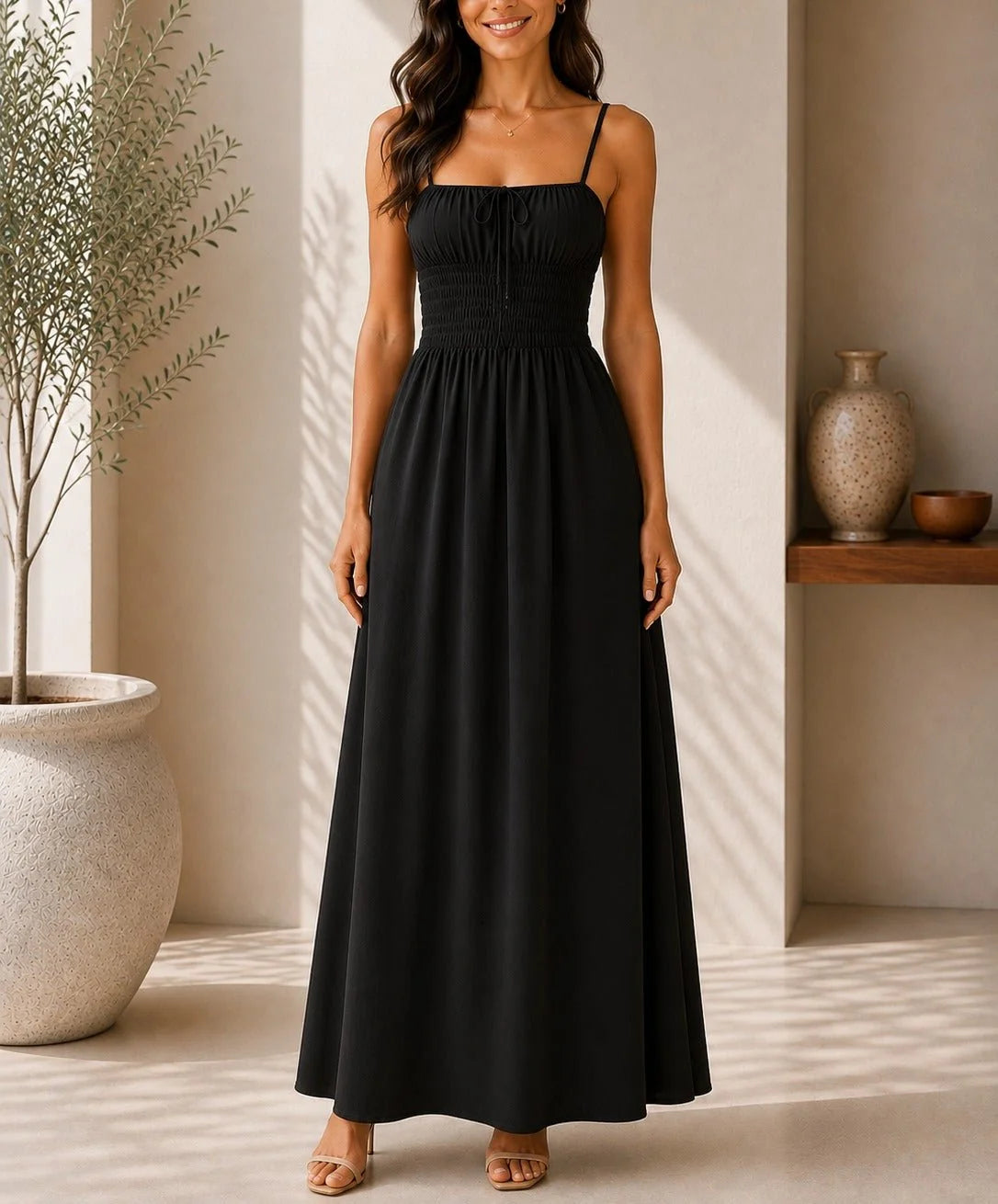 Nola Strappy Maxi Dress
