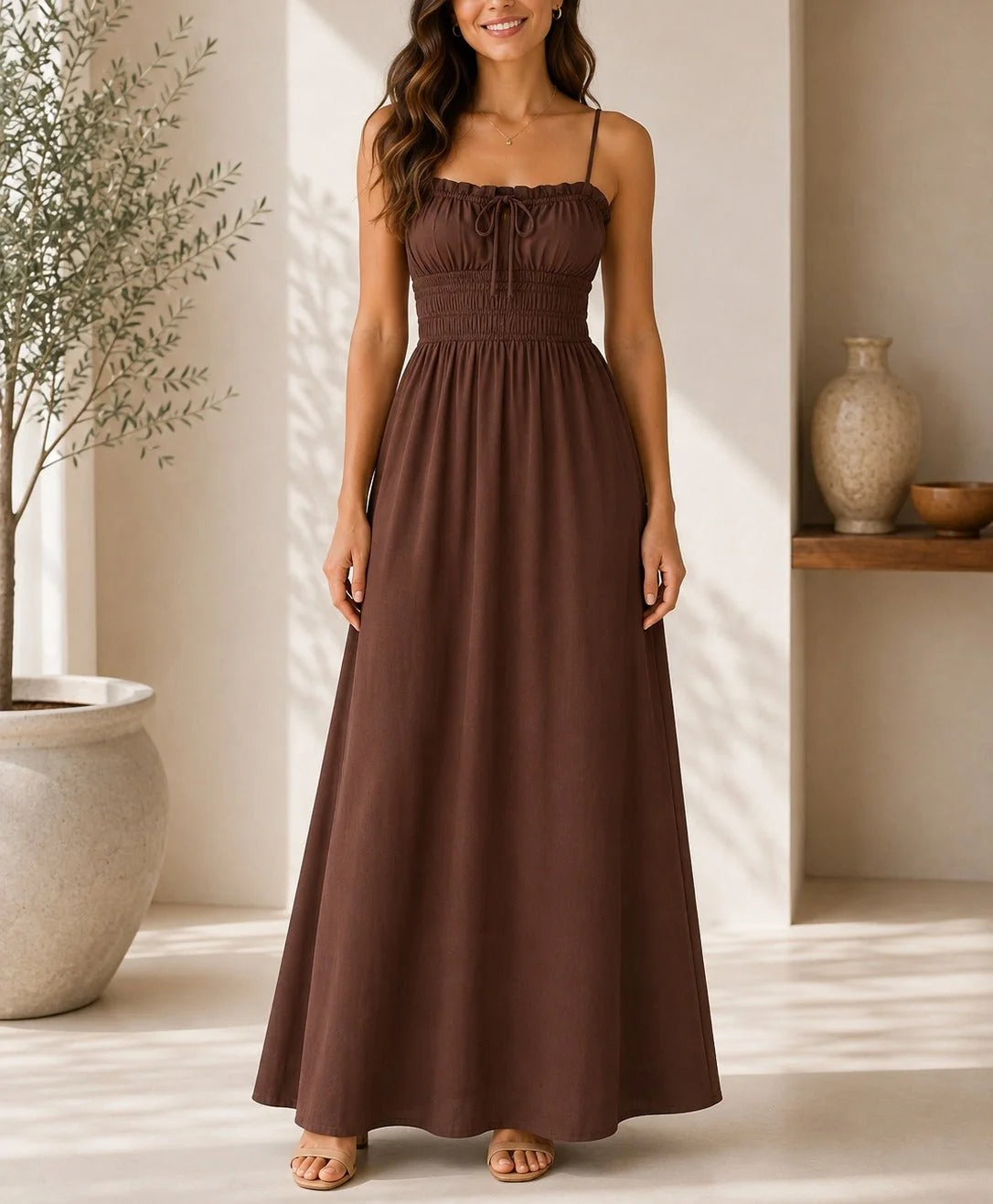 Nola Strappy Maxi Dress
