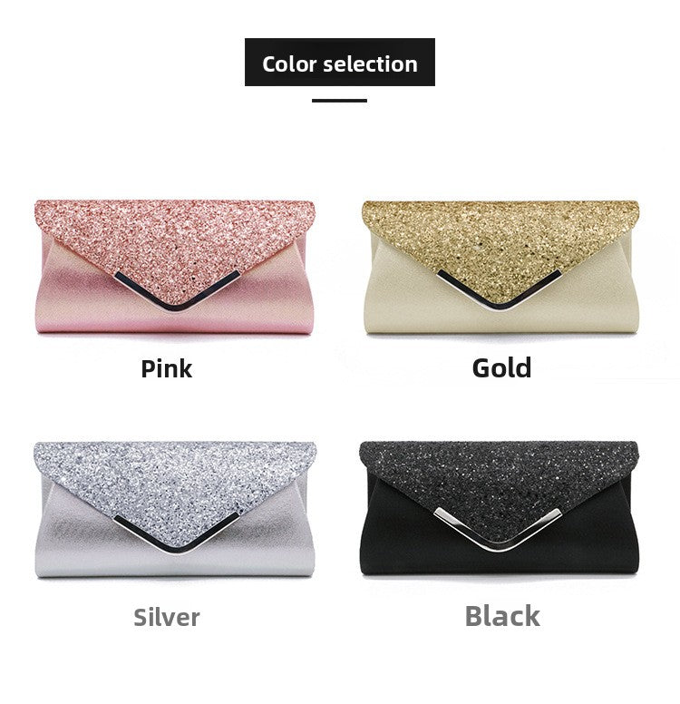 Estelle Sequined Clutch Bag